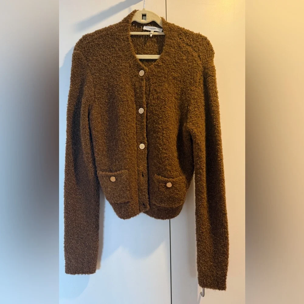 Frame Patch Pocket Cardigan (XS) - Picture 6 of 9